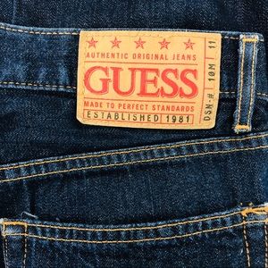 VINTAGE GUESS JEANS Instagram Fave Denim Capris 6